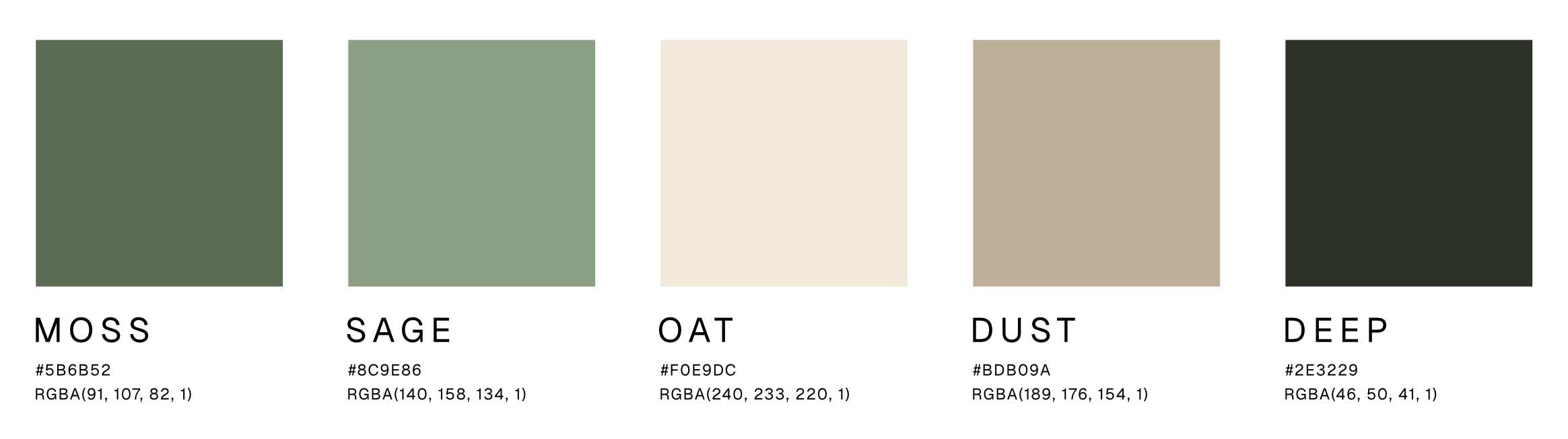 Nature with Nicola: Color Palette